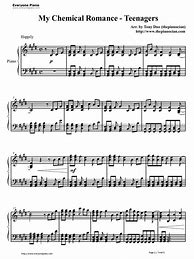 Image result for g chord my chemical romance piano
