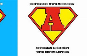 Image result for Free Superman Logo Font