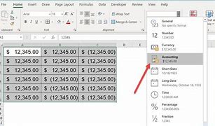 Image result for Accounting Formatting Rules