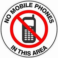 Image result for No Cell Phone Use Sign Bank