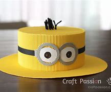 Image result for Minion Paper Hat Homemade