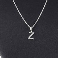 Image result for Black Letter Z Necklace