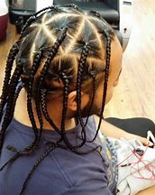 Image result for White Scalp Braids