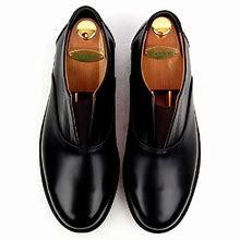 Image result for Black Flat Rubberized Shoes