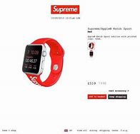 Image result for Supreme Apple Watch Band