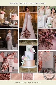 Image result for Spice and Rose Gold Wedding