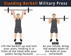 Image result for Standing Barbell Press