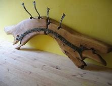 Image result for Antique Wooden Pitcher Leather Thong Hangers