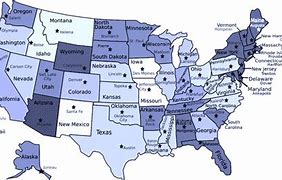 Image result for United States Map with Capitals for Kids