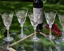 Image result for Crystal Wine and Champagne Glasses