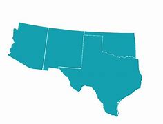 Image result for Southwestern United States Map