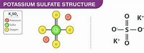 Image result for Potassium Sulfate Structure