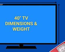 Image result for Dimensions Vizio 40 Inch TV