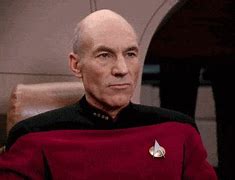 Image result for Captain Picard Scared