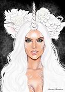 Image result for Unicorn Head Black and White