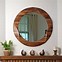 Image result for Round Large Hanging Mirror