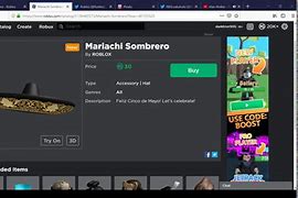 Image result for Roblox Mexican Hat