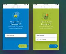 Image result for Forgot Password Page Design iPhone