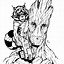 Image result for Kid Baby Groot Coloring Pages