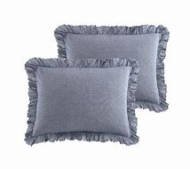 Image result for Blue and Gray Standard Pillow Shams