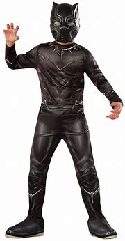 Image result for Black Panther Costume Kids