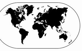 Image result for World Map in Black and White