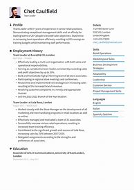 Image result for Leadership Resume Examples