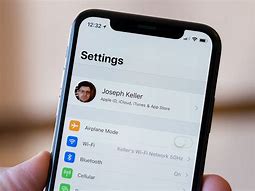 Image result for iPhone Apple ID Settinog