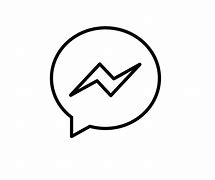 Image result for Messenger Icon Black