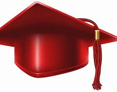 Image result for Red Graduation Cap Clip Art