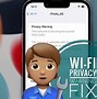 Image result for iPhone Privacy Warning WiFi
