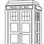 Image result for Doctor Who TARDIS Outline