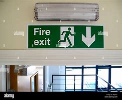 Image result for Roller Shutter Emergency Exit Sign