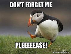 Image result for Bro Don't Forget Me Meme
