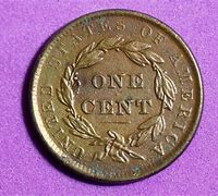 Image result for 1853 Large Cent