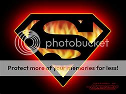 Image result for Superman Logo On Fire