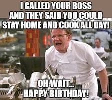 Image result for Happy Birthday Chef Meme