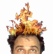 Image result for head on fire