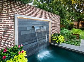 Image result for Solar Water Feature Wall