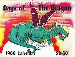 Image result for The Dragon Calendar March 1980