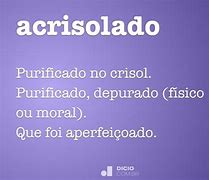 Image result for acrisoladoe