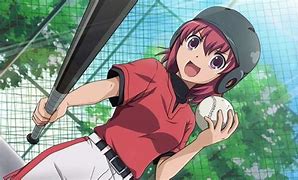 Image result for Anime Girl Playing Softball