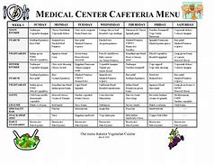 Image result for Hospital Cycle Menu