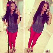 Image result for Apple Bottoms Red Jeans