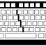 Image result for Keyboard White Outline