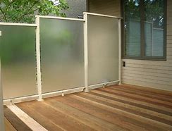 Image result for Glass Privacy Screens for Decks