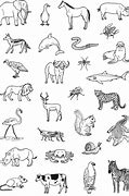 Image result for Clip Art Black and White for Plants and Animals