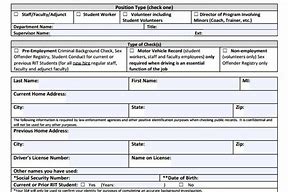Image result for Background Check Report Sample
