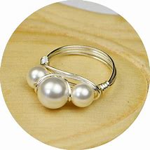 Image result for Swarovski Rings with Pearl