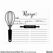 Image result for Recipe Book Black and White